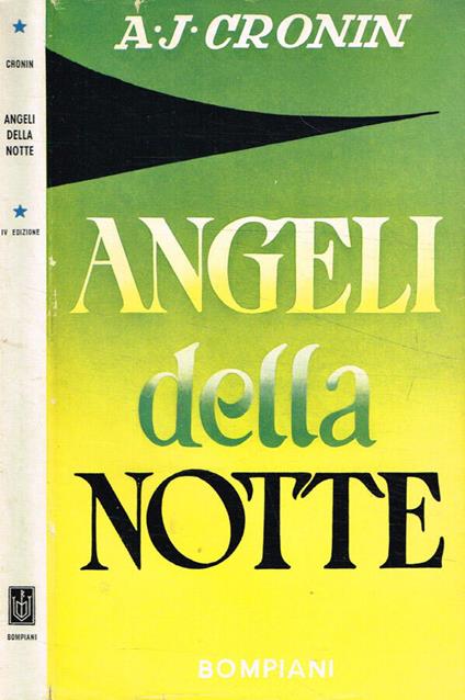 Angeli della notte - A. Joseph Cronin - copertina