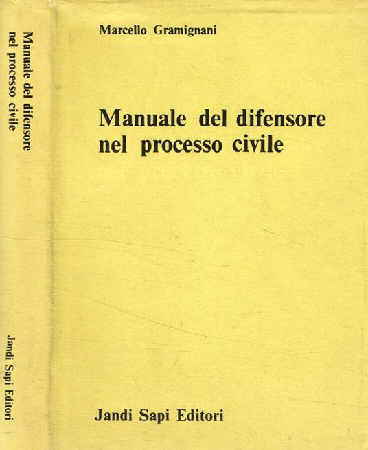 Manuale del difensore nel processo civile - Marcello Carmignani - copertina