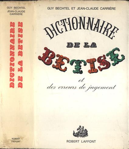Dictionnaire de la Betise - copertina