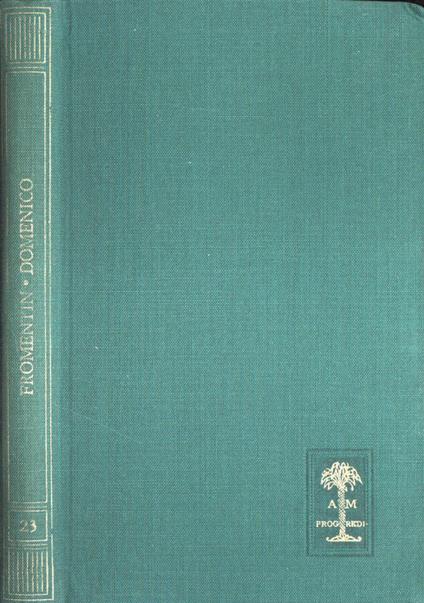 Domenico - Eugéne Fromentin - copertina