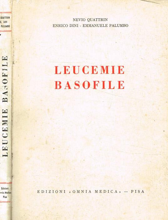 Leucemie basofile - copertina