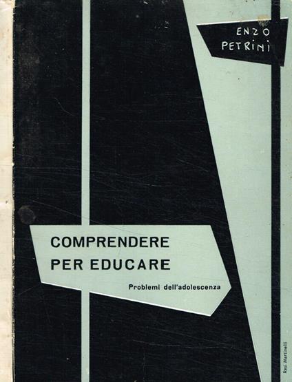 Comprendere per educare - Enzo Petrini - copertina