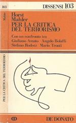 Per la critica del terrorismo