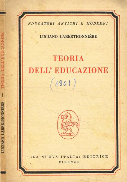 Teoria dell'educazione - copertina