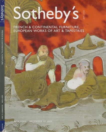 French & Continental Furniture, European Works of Art & Tapestries (Sotheby's - New York. Saturday, December 13, 2003) - copertina
