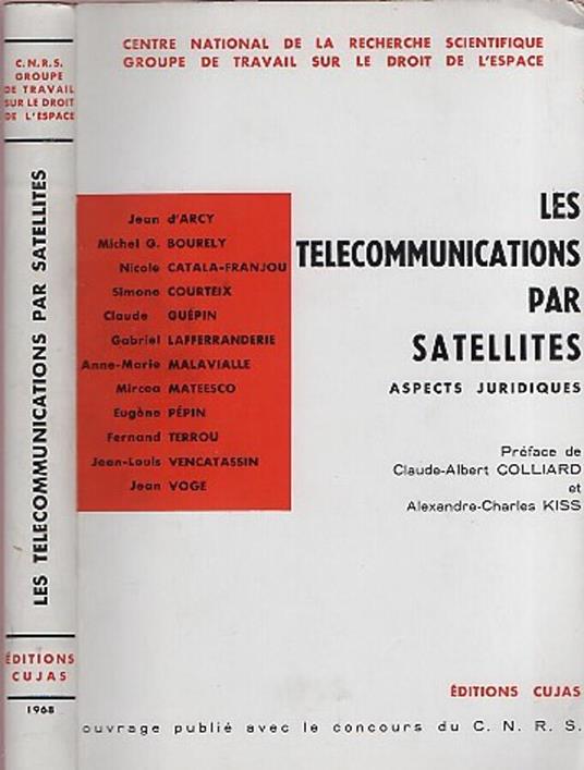 Les telecommunications par satellites - copertina