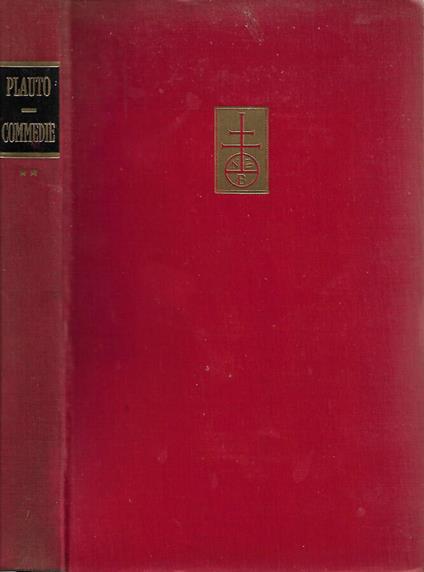 Commedie - T. Maccio Plauto - copertina