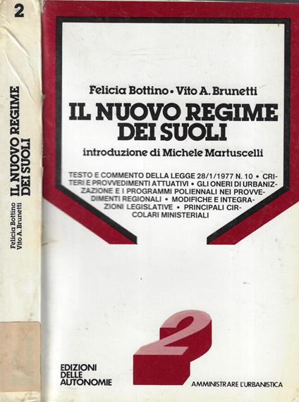 Il nuovo regime de suoli - copertina