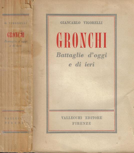 Gronchi - Giancarlo Vigorelli - copertina
