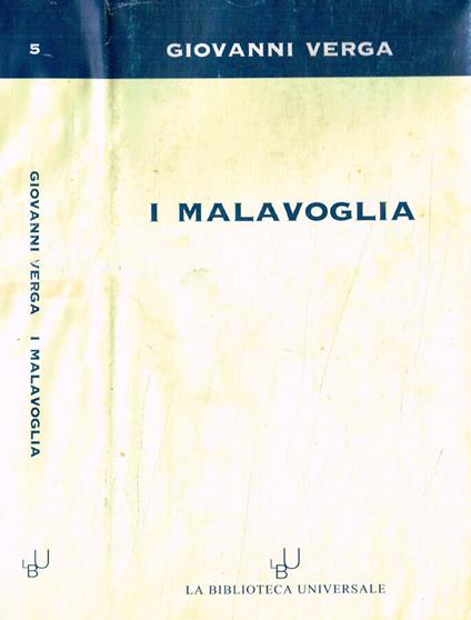 I Malavoglia - Giovanni Verga - copertina
