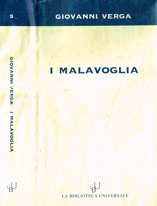 I Malavoglia - Giovanni Verga - copertina