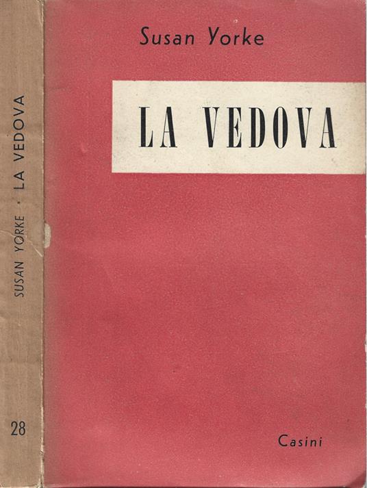 La vedova - copertina