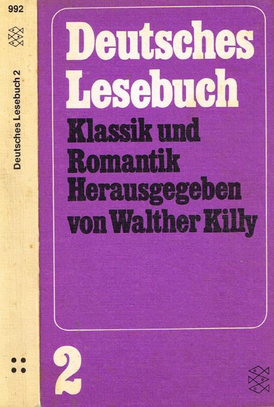Deutsches Lesebuch 2. Klassik und romantik - copertina