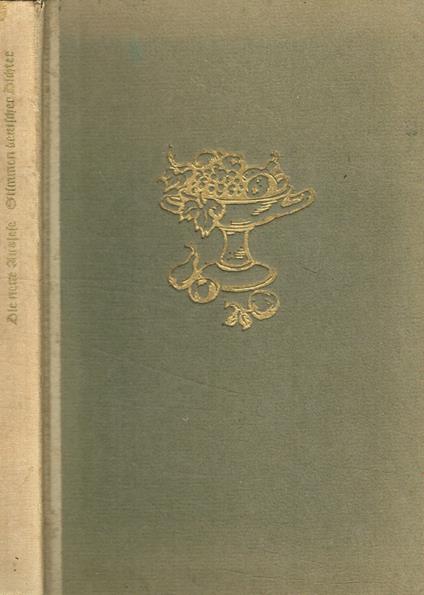 Die neue auslese. Stimmen unserer dichter - copertina