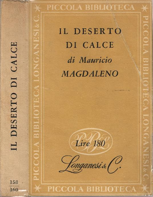 Il deserto di calce - copertina