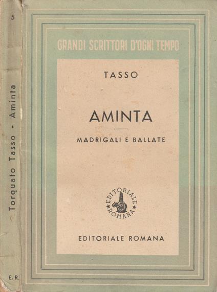 Aminta - Torquato Tasso - copertina