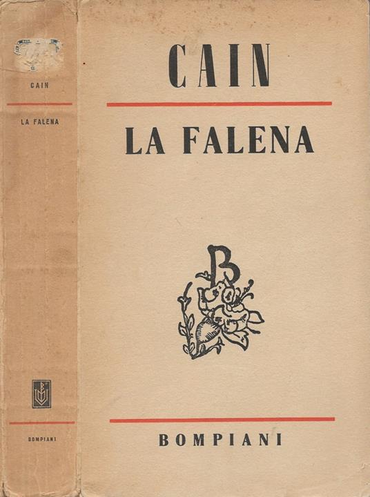 La falena - James M. Cain - copertina