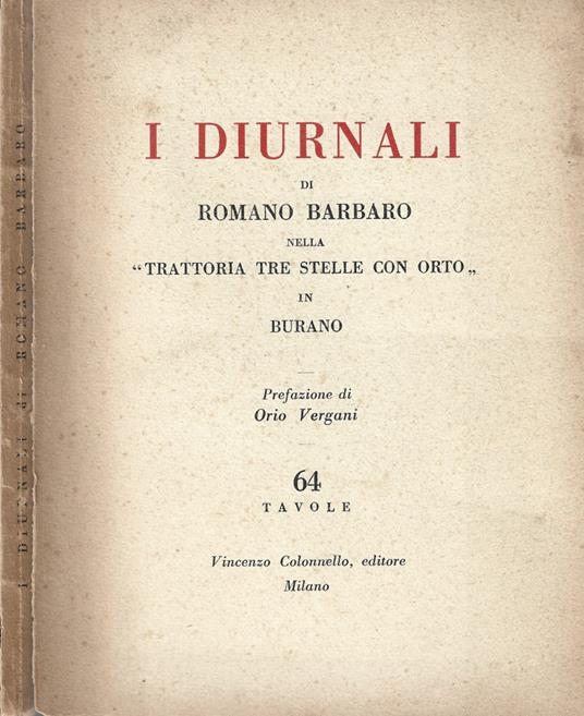 I Diurnali - Barbara Romano - copertina