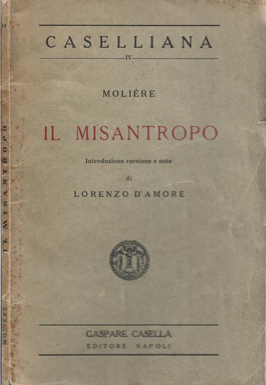 Il Misantropo - copertina