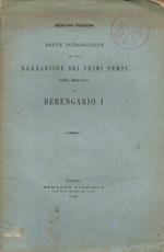 Breve introduzione ad una narrazione dei primi tempi del regno di Berengario I