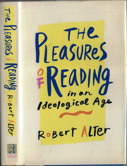 The pleasures of reading - Robert Alter - copertina