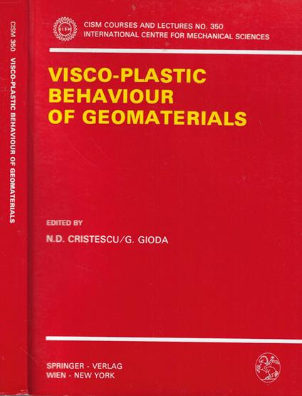 Visco-plastic behaviour of geomaterials - copertina
