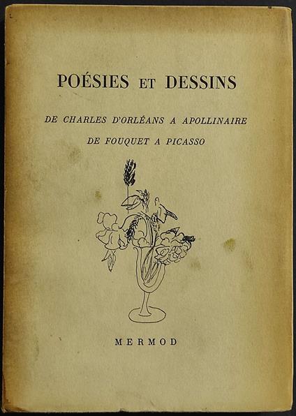 Poesies et Dessins - Ed. Mermod - copertina
