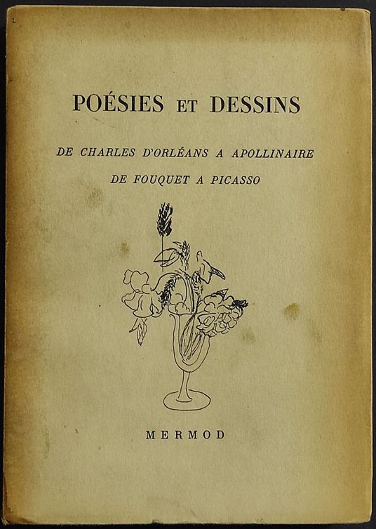 Poesies et Dessins - Ed. Mermod - copertina