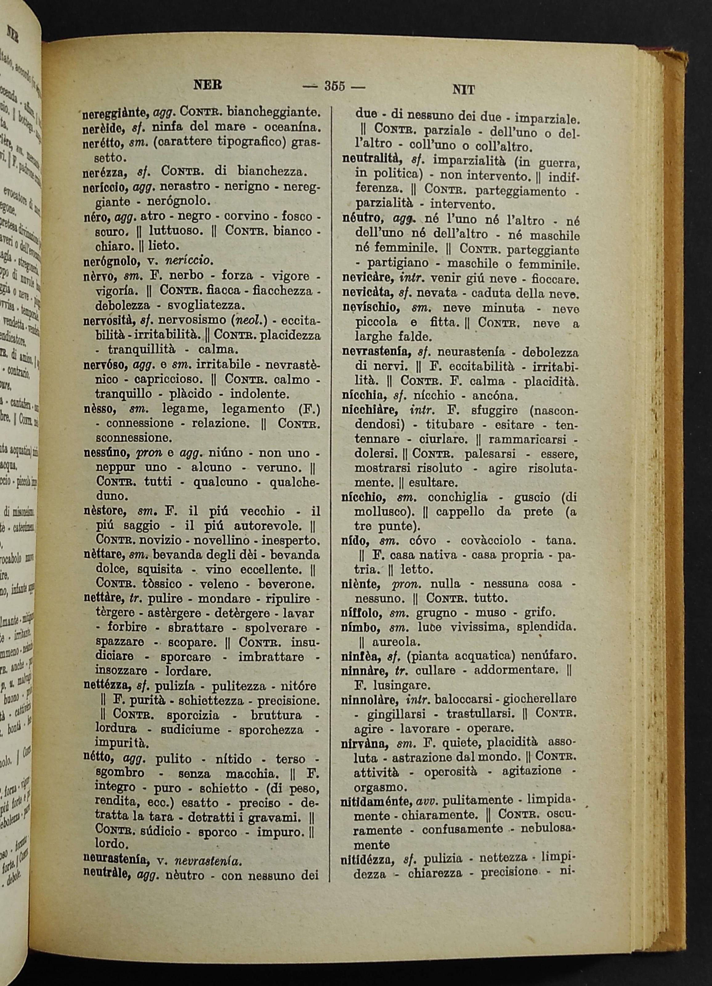Dizionario dei Sinonimi e dei Contrari - D. Cinti - Ed. Sormani