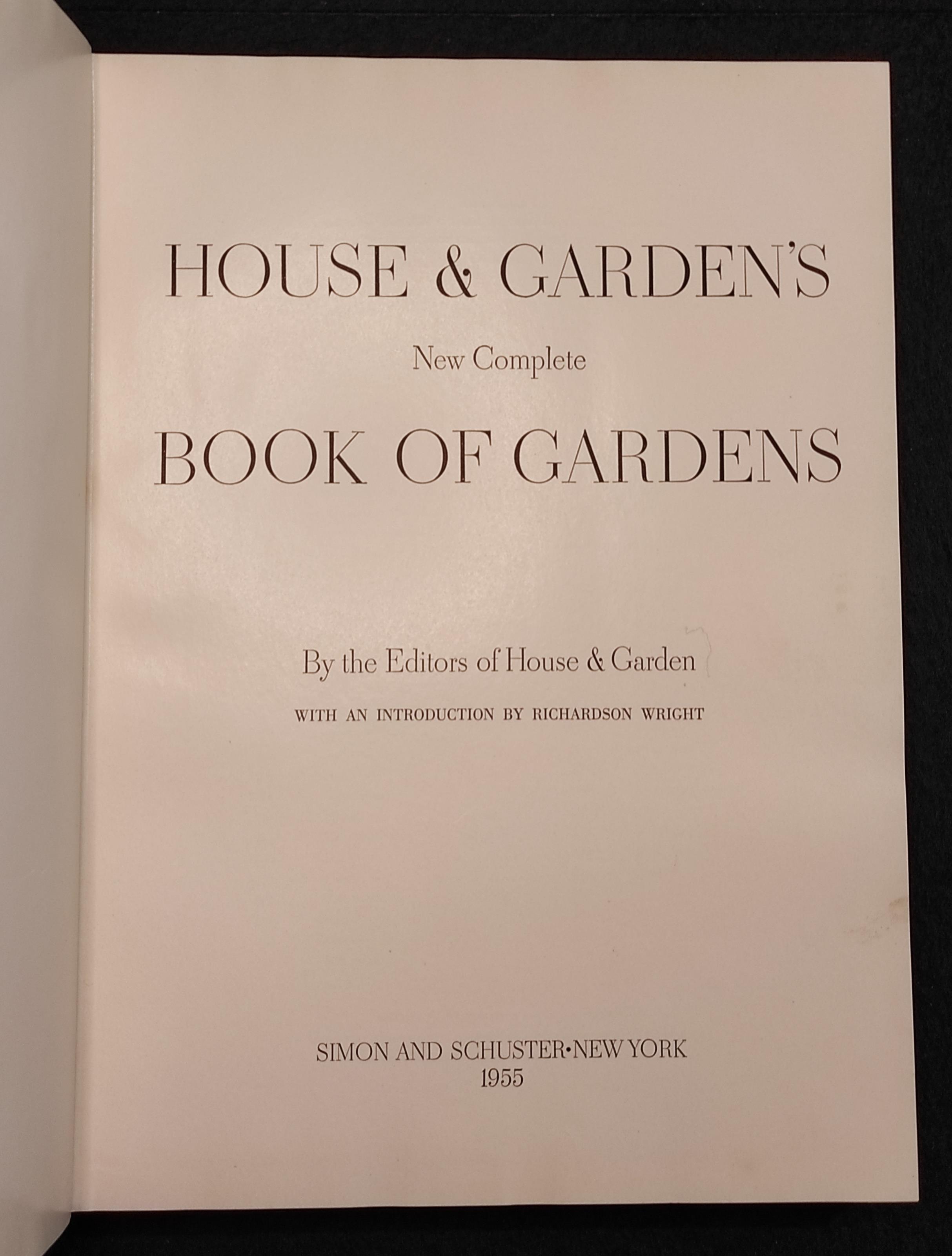 House & Garden's - New Complete Book of Gardens