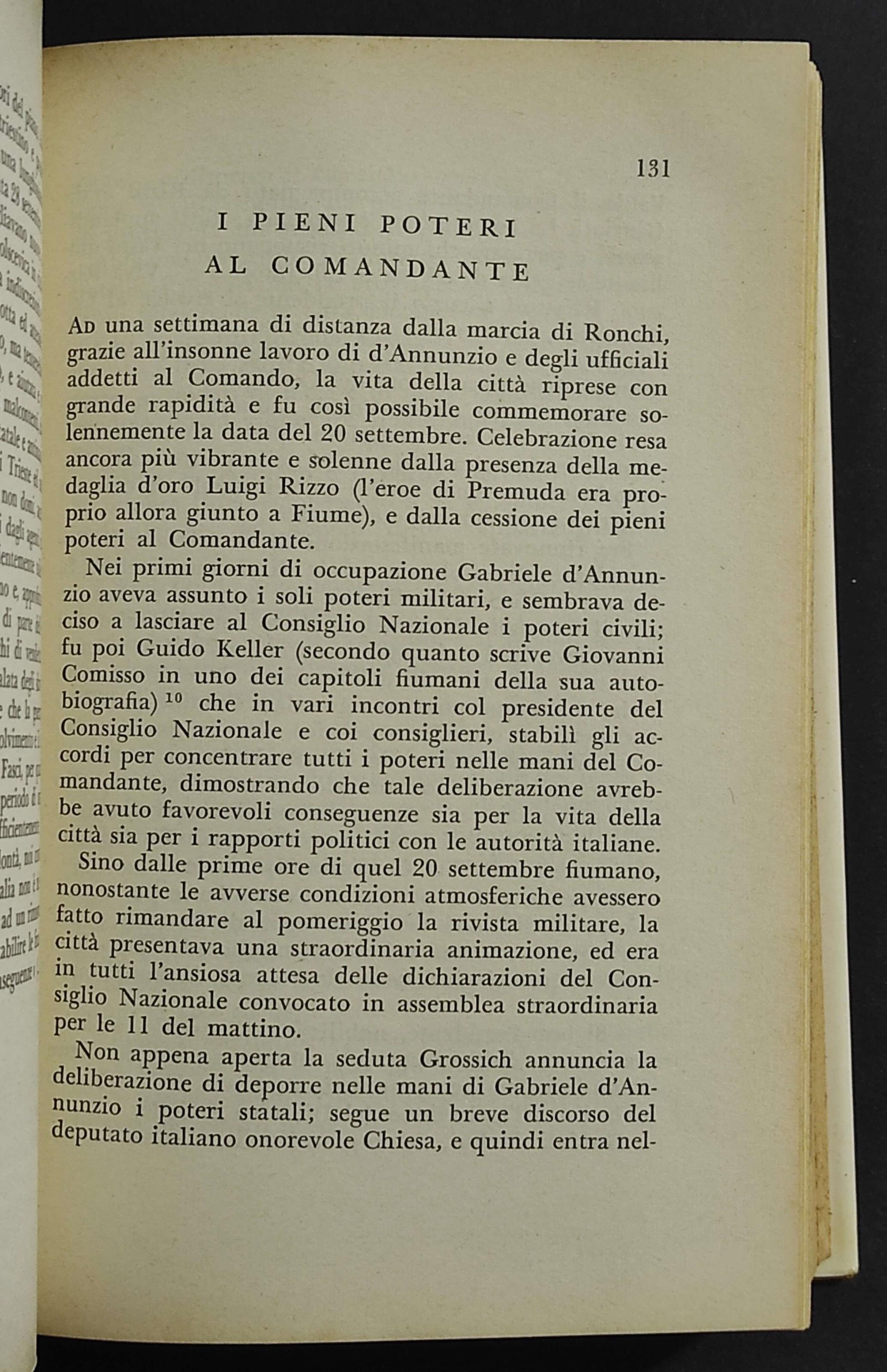 L' Impresa di Fiume - F. Gerra - Ed. Longanesi