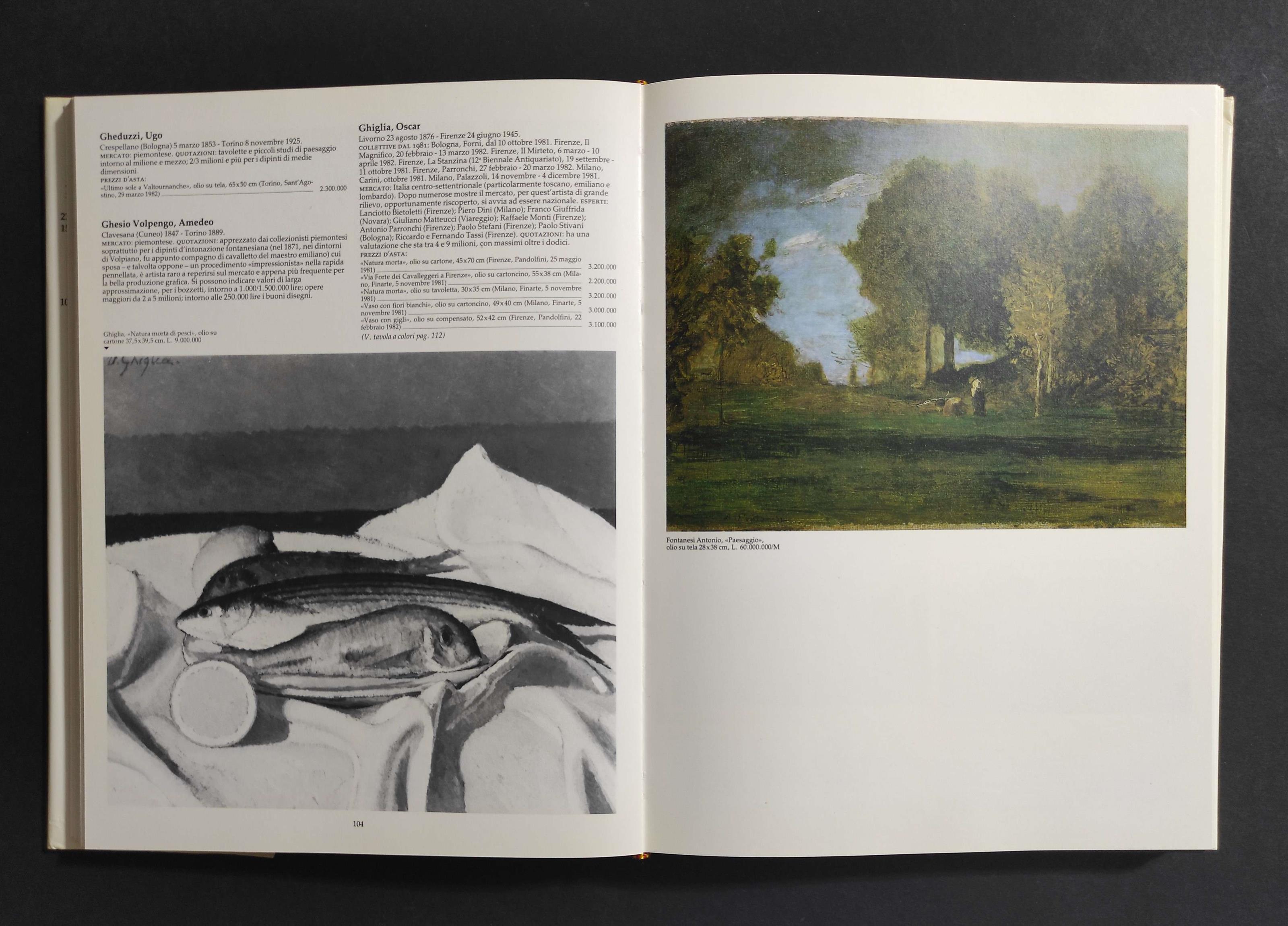 Catalogo Pittura Italiana dell'Ottocento n.11 Bolaffi - Ed. Mondadori