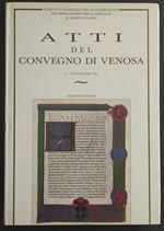Atti del Convegno di Venosa - Ed. Osanna