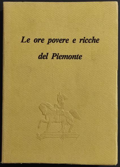 Le Ore Povere e Ricche del Piemonte - copertina