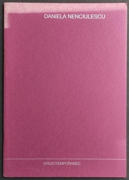 Daniela Nenciulescu - L'Essenziale è Invisibile agli Occhi - Elisabetta Longari - copertina