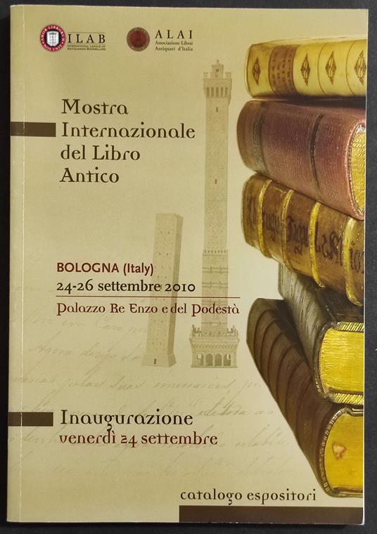 Mostra Internazionale del Libro Antico - Catalogo Espositori - copertina