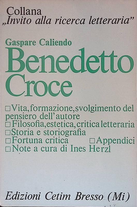 Benedetto Croce - copertina