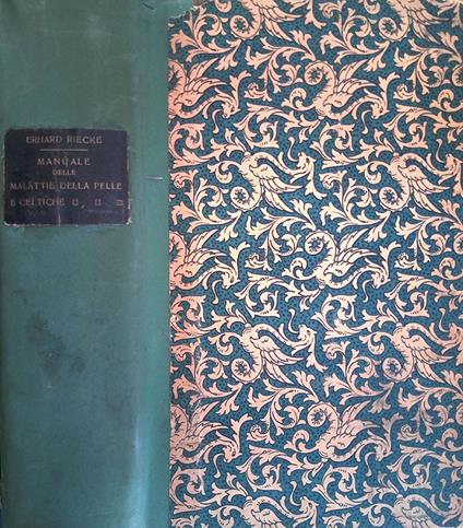 Manuale delle malattie della pelle e celtiche - copertina