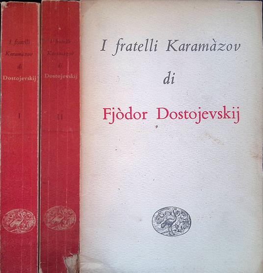 I fratelli Karamazov. Volume I - II - copertina