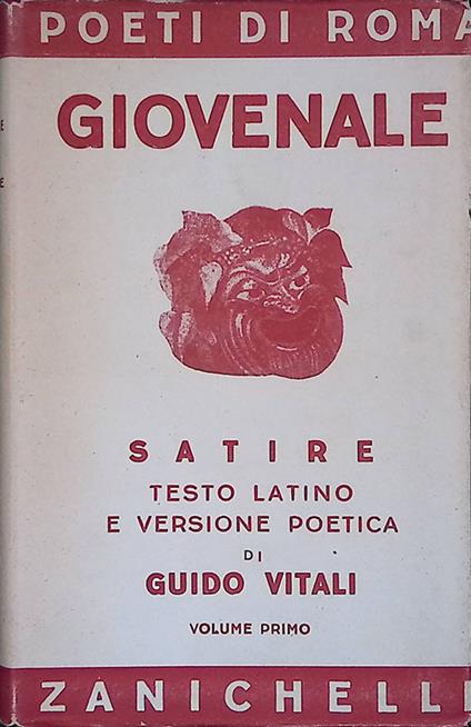 Le Satire. Vol. 1 - Decimo Giunio Giovenale - copertina