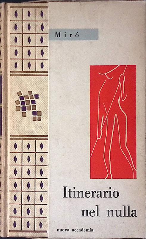 Itinerario nel nulla - Gabriel Miró - copertina