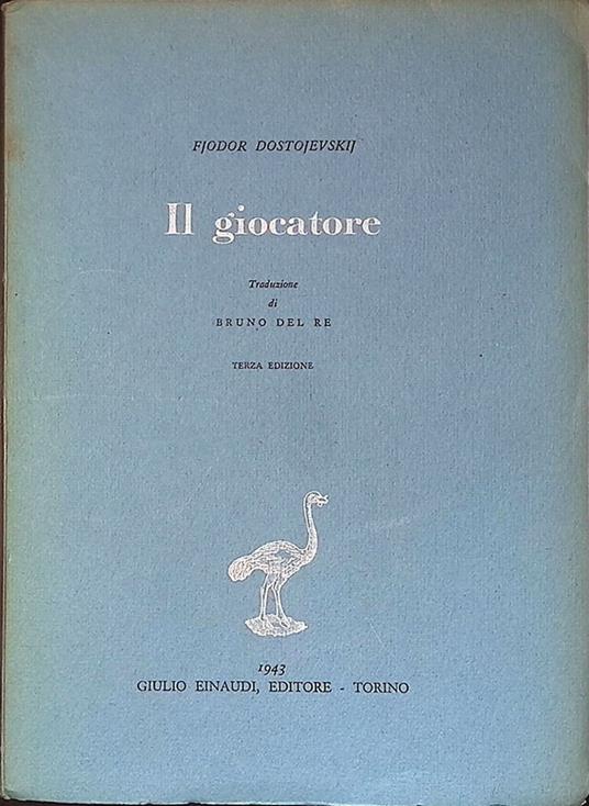 Il giocatore - Fëdor Dostoevskij - copertina