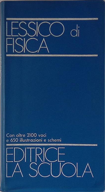 Lessico di fisica - copertina