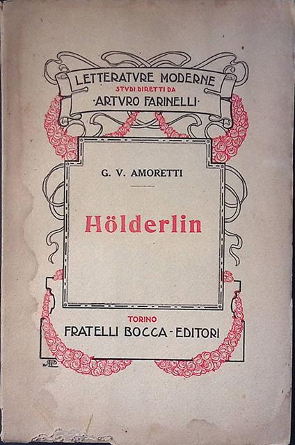 Holderlin - copertina