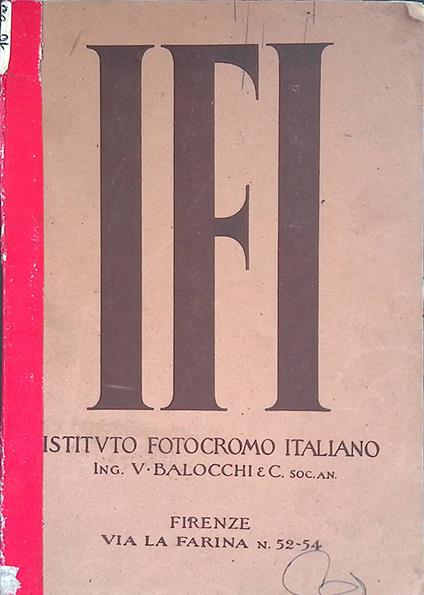 Catalogo di fotocromie delle opere de' Grandi Maestri - copertina