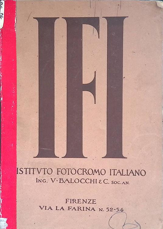 Catalogo di fotocromie delle opere de' Grandi Maestri - copertina