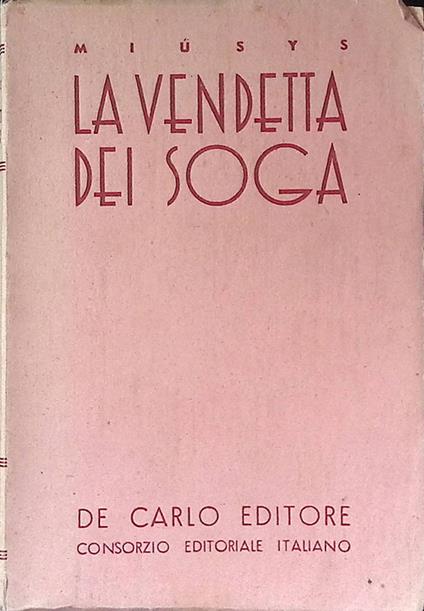 la vendetta dei Soga - copertina