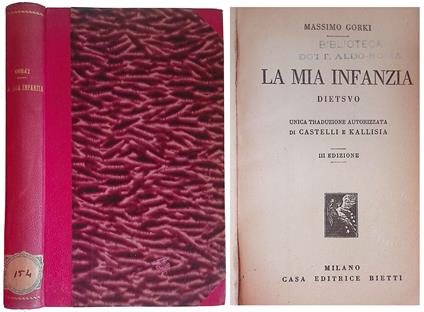 La mia infanzia - Massimo Gori - copertina