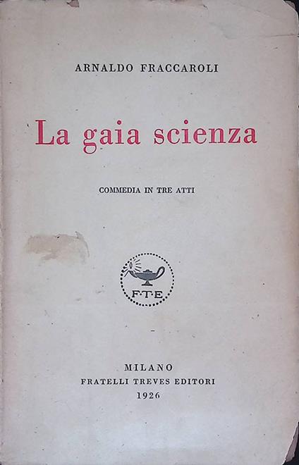 La gaia scienza - copertina
