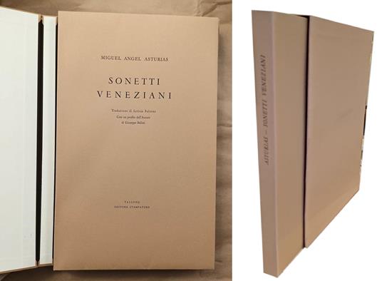 Sonetti veneziani - copertina